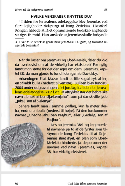 Gud taler til os gennem Jeremias ,2010,s.55 udgivet af VTS