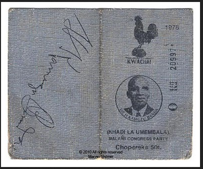 Politisk Malawi kort